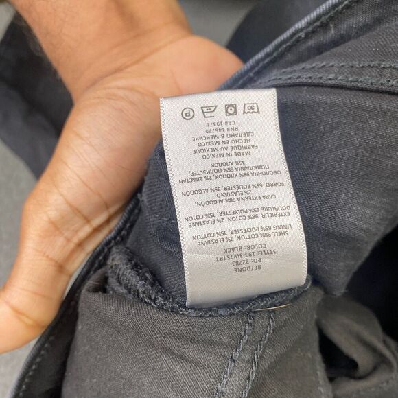 RE/DONE 70s Straight Black Stovepipe Sz 28 Style 193-3W7STRT - Picture 6 of 11